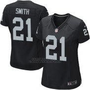 Camiseta Philadelphia Eagles Smith Negro Nike Game NFL Mujer